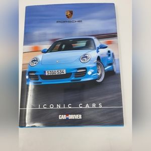 Car and Driver Iconic Cars Porsche Hard Cover Book New